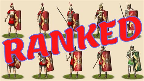 rome total war unit tier list
